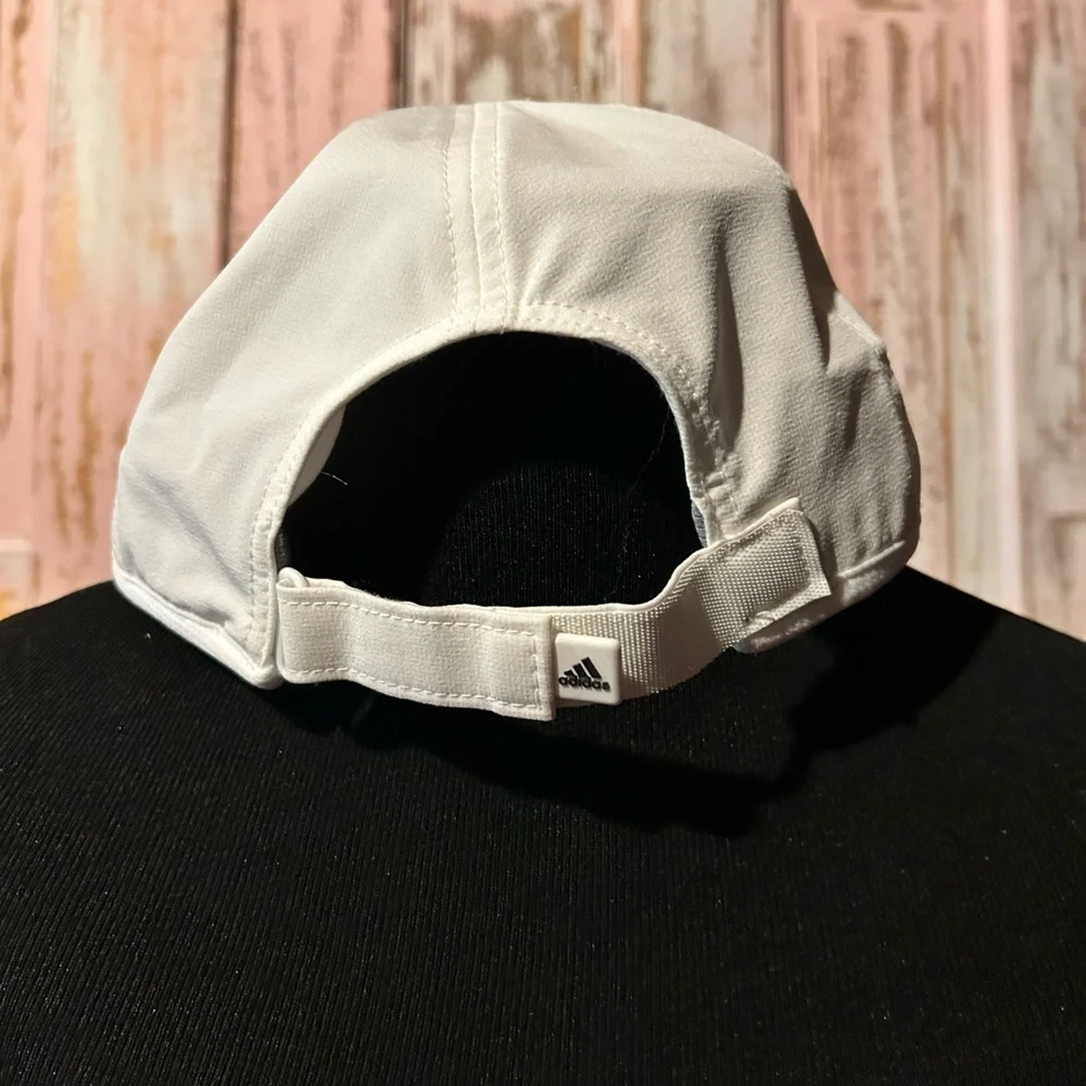 adidas White and Black Logo Hat